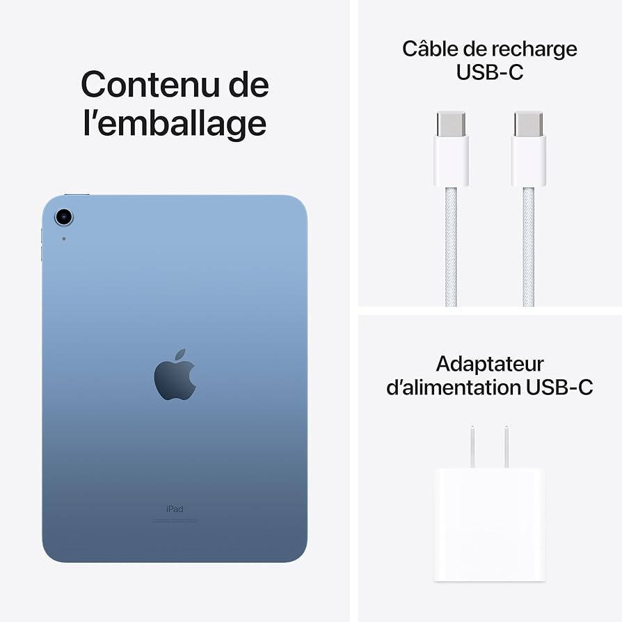 Apple - 2022 Apple 10.9インチiPad (Wi-Fi, 256GB) Apple iPad 10th Gen: A14 Bionic, 10.9